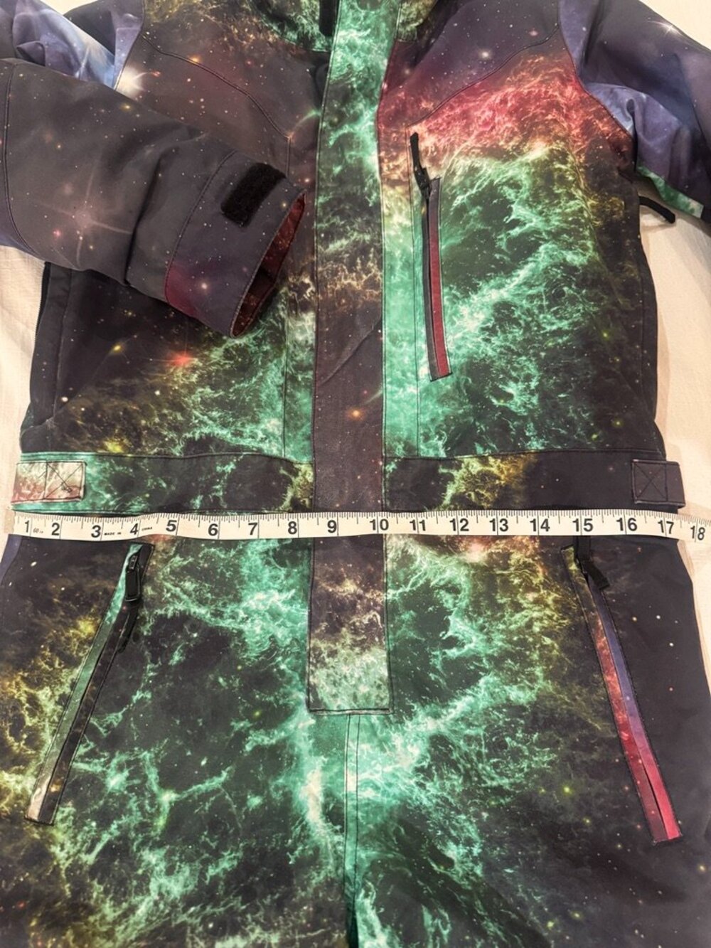 Burton Kids Galaxy Space Print One Piece Snowsuit Sz 10 (M) - Picture 10 of 16